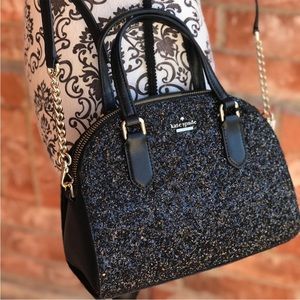 Kate Spade Laurel Way Mini Riley Glitter Bag